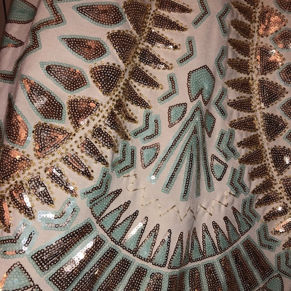 Verty Aztec Sequin Dress - Picture 4 of 8